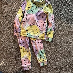 Colorful Pikachu Kids Pajamas